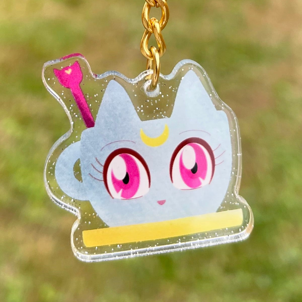 Moon Tea Keychain
