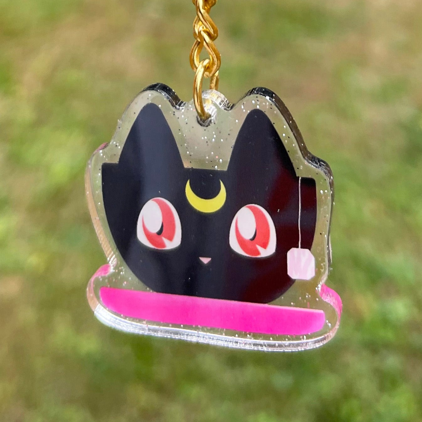 Luna Tea Keychain